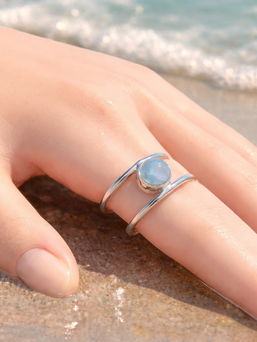 Moonstone Ring - Picture 2 of 11